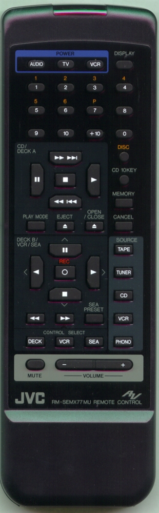JVC RM-SEMX77MU Refurbished Genuine OEM Original Remote