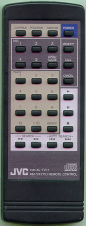 JVC RM-SX211U Genuine OEM original Remote