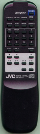 JVC RM-SX222U Genuine  OEM original Remote