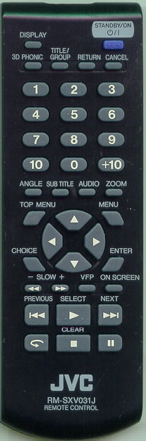 JVC RM-SXV031J Genuine OEM original Remote