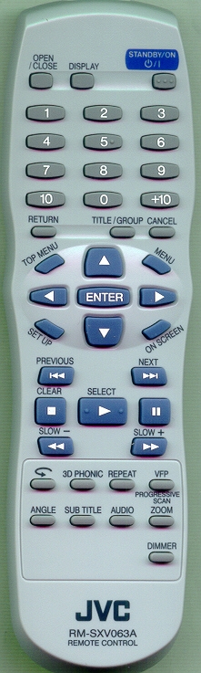 JVC RM-SXV063A Refurbished Genuine OEM Original Remote