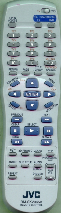 JVC RM-SXV065A Refurbished Genuine OEM Original Remote