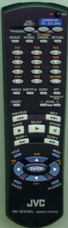 JVC RM-SXVF80J Genuine OEM original Remote