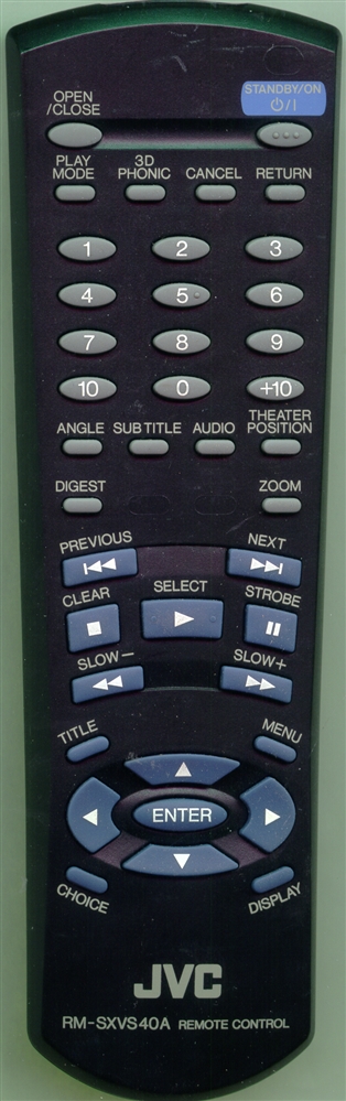 JVC RM-SXVS40A Refurbished Genuine OEM Original Remote