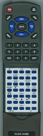 JVC AH59-01045L RMSMXG500A replacement Redi Remote