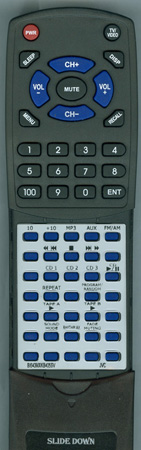 JVC BI643MXKB405SV RM-SMXKB4J replacement Redi Remote