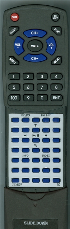 JVC LY37345-001A RMV760U replacement Redi Remote