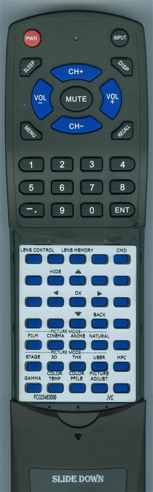 JVC PC023483599 RM-MH18G replacement Redi Remote