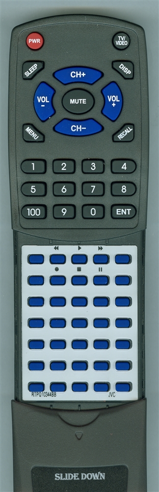 JVC PQ10344BB replacement Redi Remote
