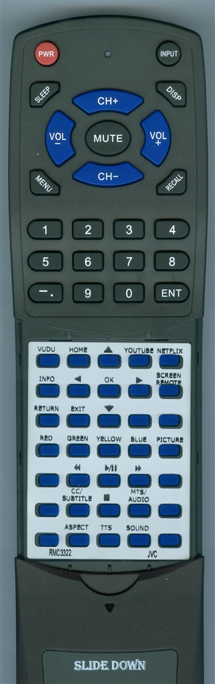 JVC RM-C3322 replacement Redi Remote