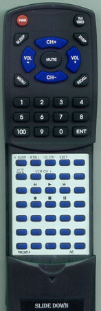 JVC RM-C345-1A RM-C345 replacement Redi Remote
