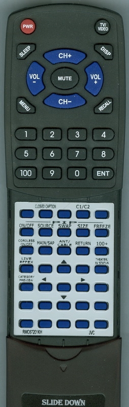 JVC RM-C672-01-KH RM-C672 replacement Redi Remote