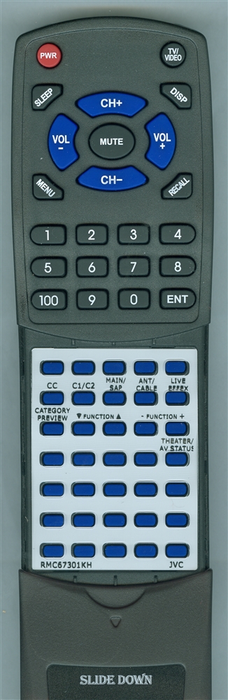JVC RM-C673-01-KH RM-C673 Custom Built Redi Remote