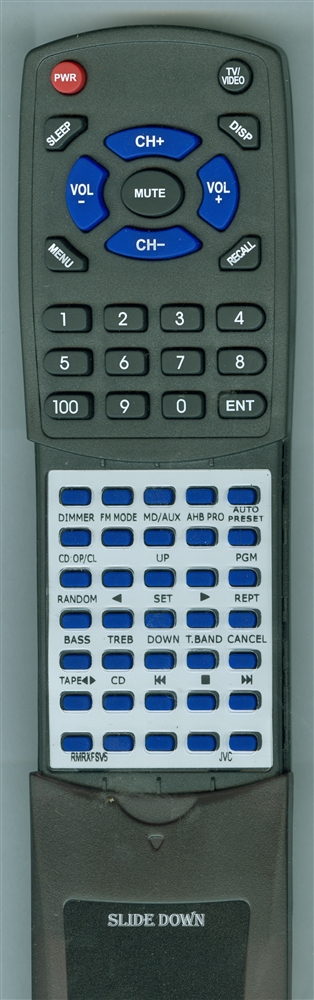 JVC RM-RXFSV5 replacement Redi Remote