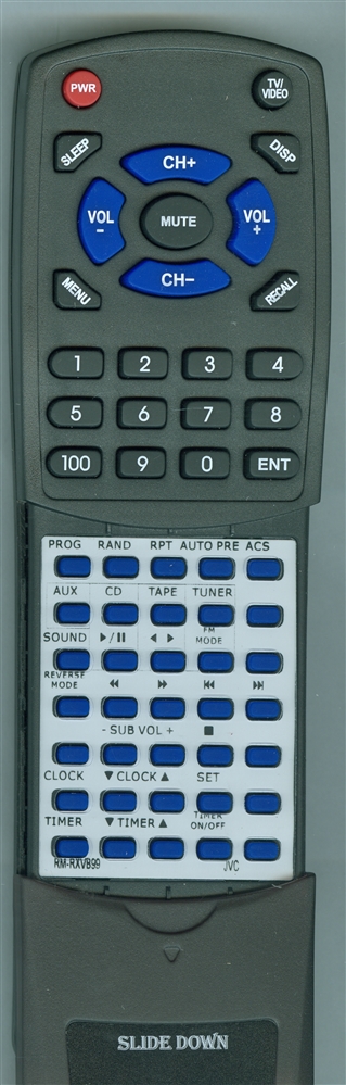 JVC RM-RXVB99 replacement Redi Remote