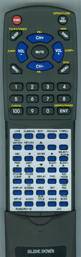 JVC RM-SDR011E replacement Redi Remote