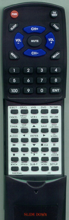 JVC RM-SDR044U Custom Built Redi Remote