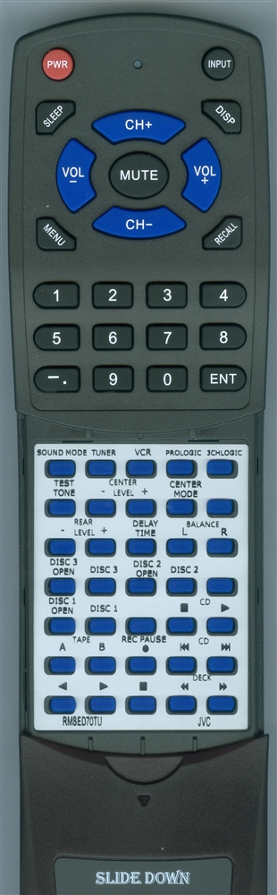 JVC RM-SED70TU replacement Redi Remote