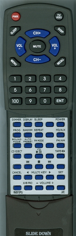 JVC RM-SFSP5J replacement Redi Remote