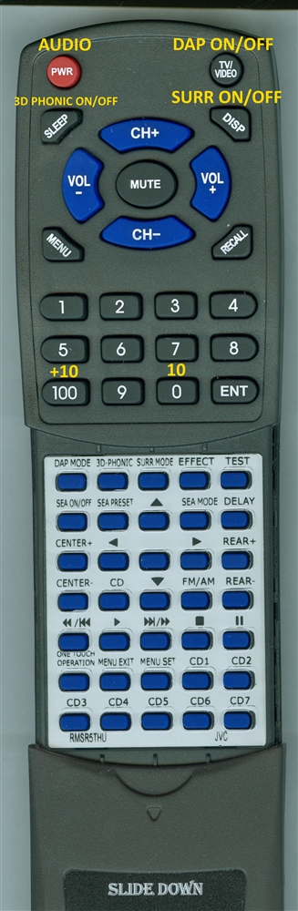 JVC RM-SR5THU replacement Redi Remote