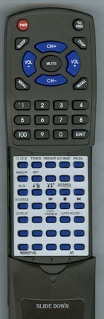 JVC RM-SRVDP100E replacement Redi Remote