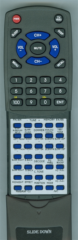 JVC RM-SRXF10J replacement Redi Remote