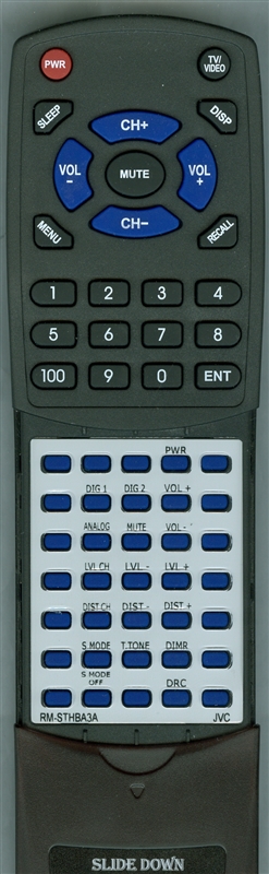 JVC RM-STHBA3A replacement Redi Remote