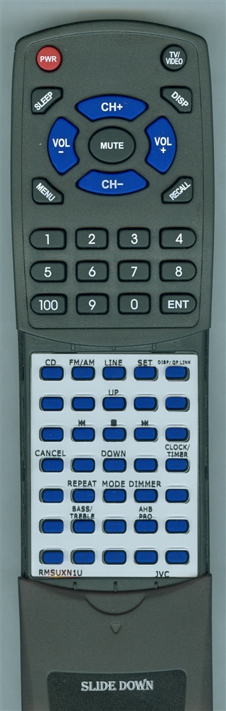 JVC RM-SUXN1U replacement Redi Remote