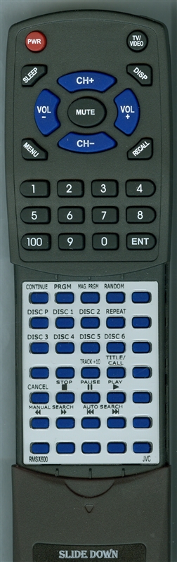 JVC RM-SX600U RM-SX600 replacement Redi Remote