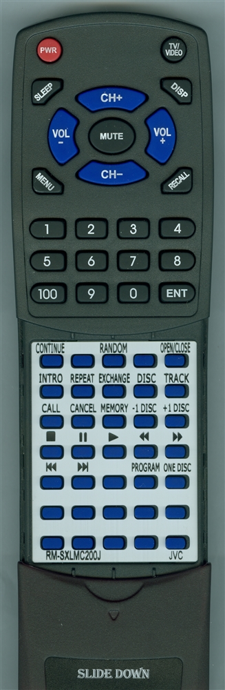 JVC RM-SXLMC2000J replacement Redi Remote