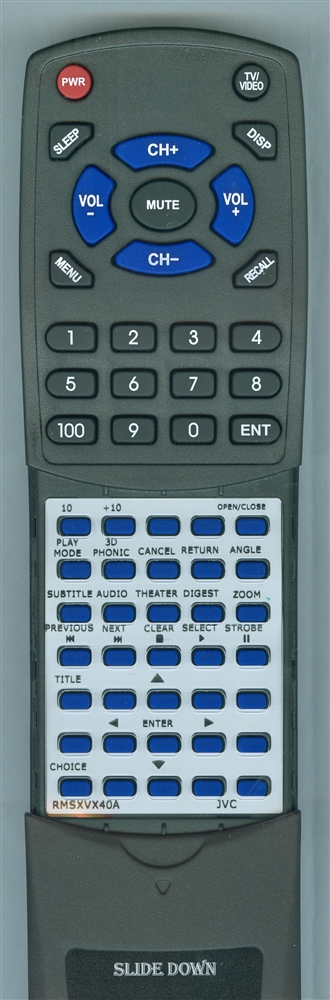 JVC RM-SXVS40A replacement Redi Remote