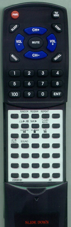 JVC VGR0061-001 RM-RXP1010 replacement Redi Remote