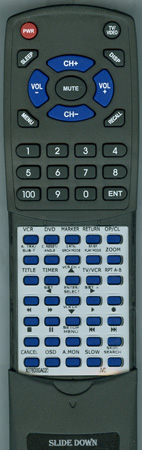 JVC X-076D0GA020 LP21036-027A replacement Redi Remote
