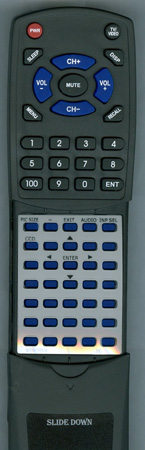 JVC X-076R0SF01A RM-C1220 replacement Redi Remote