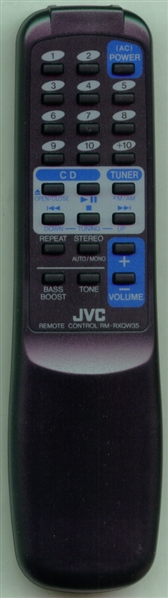 JVC VGR0050-001 RM-RXQW35 Refurbished Genuine OEM Original Remote