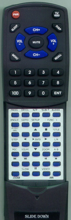 JWIN JDVD508 JDVD508 replacement Redi Remote