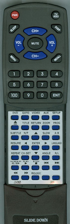 JWIN JDVD625 JDVD625 replacement Redi Remote