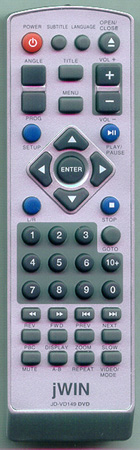 JWIN JDVD149 JDVD149 Genuine OEM original Remote