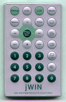 JWIN JDVD765 JDVD765 Genuine OEM original Remote