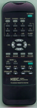 KEC RC9799 RC9799 Genuine  OEM original Remote