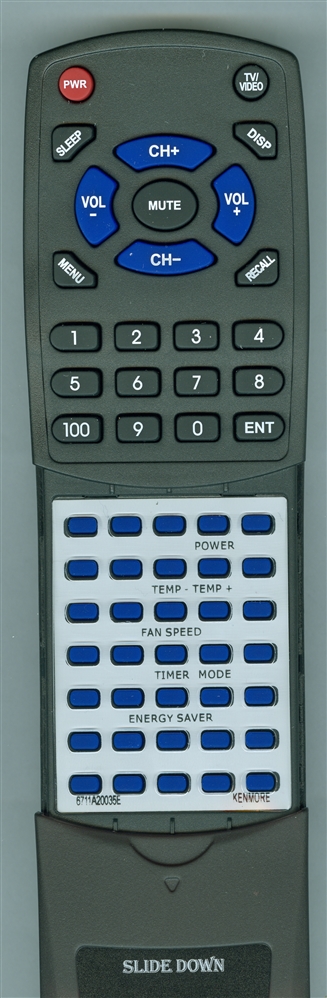 KENMORE 6711A20035E replacement Redi Remote