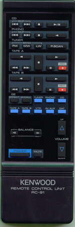 KENWOOD A70-0182-05 RC91 Genuine  OEM original Remote