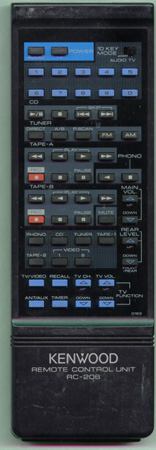 KENWOOD A70-0186-05 RC206 Genuine  OEM original Remote