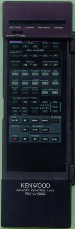 KENWOOD A70-0197-05 RCA1000 Genuine  OEM original Remote