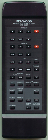 KENWOOD A70-0513-05 RC691 Genuine  OEM original Remote
