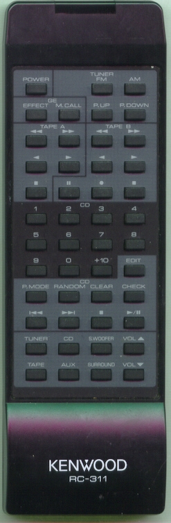 KENWOOD A70-0526-08 RC311 Refurbished Genuine OEM Original Remote