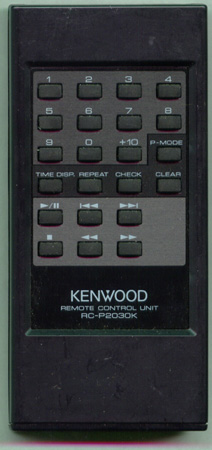 KENWOOD A70-0532-05 RCP2030K Genuine OEM original Remote