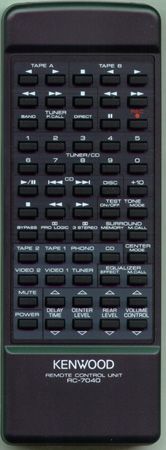 KENWOOD A70-0583-05 RC7040 Genuine  OEM original Remote