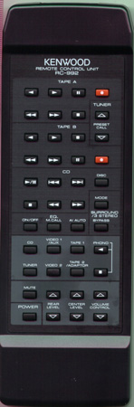 KENWOOD A70-0591-05 RC992 Genuine  OEM original Remote