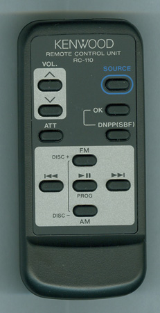 KENWOOD A70-0872-05 RC110 Genuine OEM original Remote